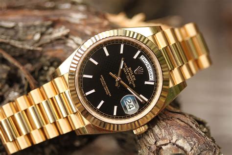 day date rolex black dial|Rolex Day-Date 40mm price.